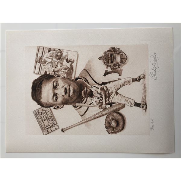 Josh Gibson Artwork. Individually  Numbered Signed Artists Proof