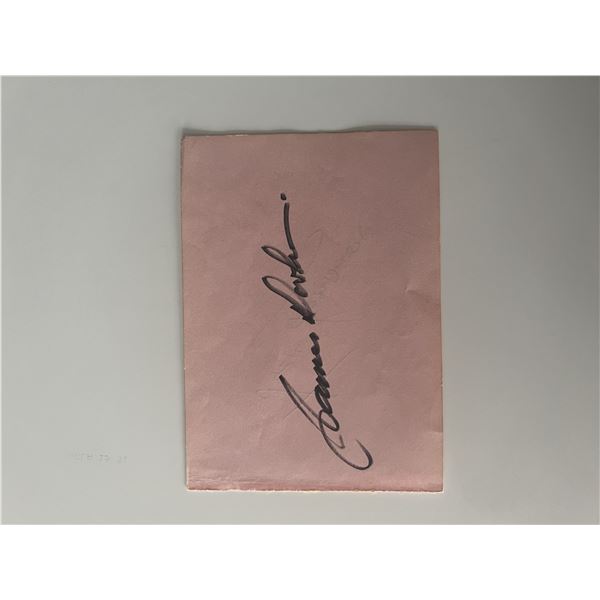 Star Trek James Doohan original signature