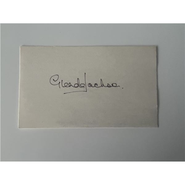 Glenda Jackson original signature
