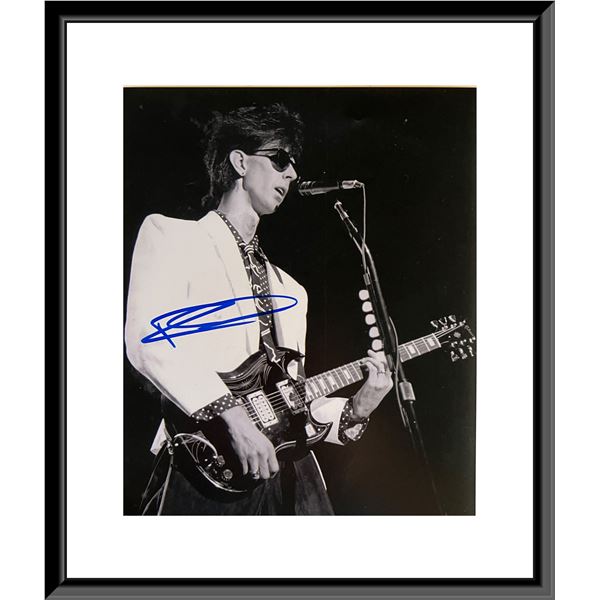The Cars Ric Ocasek signed photo. GFA Authenticated