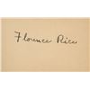 Image 1 : Florence Rice original signature