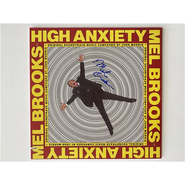 Mel Brooks High Anxiety signed soundtrack. GFA Authenticated