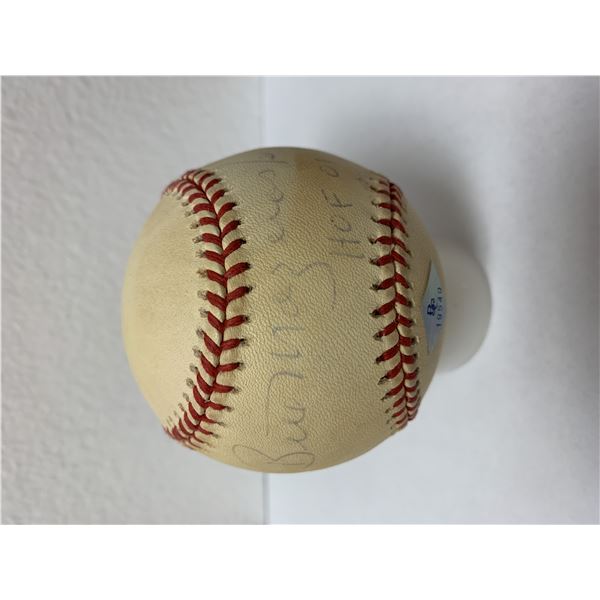 Bill Mazeroski signed baseball