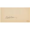 Image 1 : Woodrow Wilson signature cut. GFA Authenticated