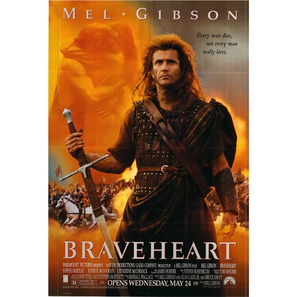 Braveheart Original 1995 Vintage One Sheet Poster