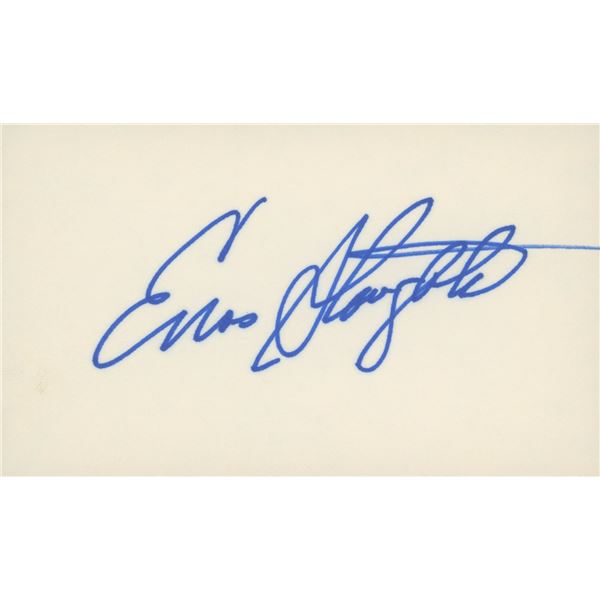 Enos Slaughter original signature