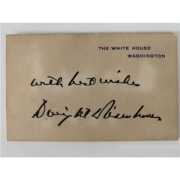 Dwight D. Eisenhower original signature