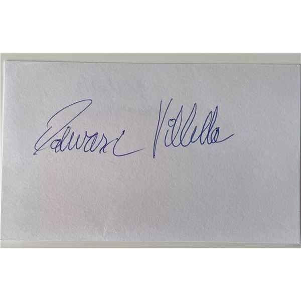 Ballet dancer Edward Villella signature cut