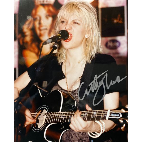 Courtney Love signed photo
