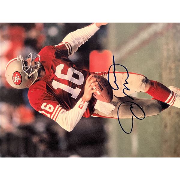Joe Montana signed photo