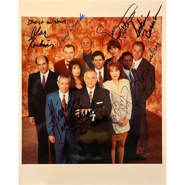 L.A. Law cast signed photo
