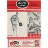 Image 1 : St. Louis Hawks Vintage Basketball Program with Len Wilkens signed note
