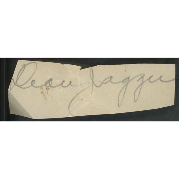 Twelve O'clock High Dean Jagger signature cut