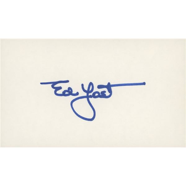 Ed Yost original signature