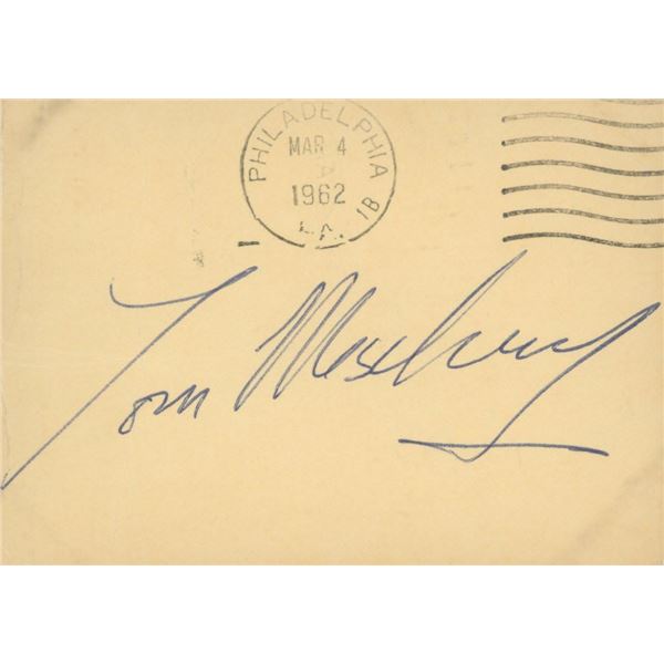 Tom Meschery original signature