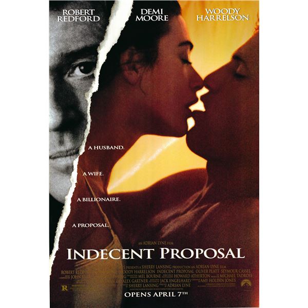 Indecent Proposal 1993 original movie poster