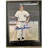 Image 1 : New York Yankees Moose Skowron signed photo on marble plaque