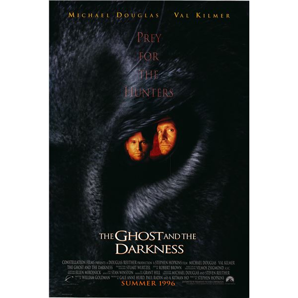 The Ghost and the Darkness 1996 original movie poster