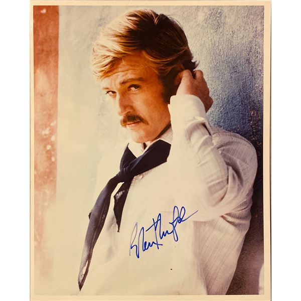 Robert Redford signed "Butch Cassidy and the Sundance Kid" movie photo