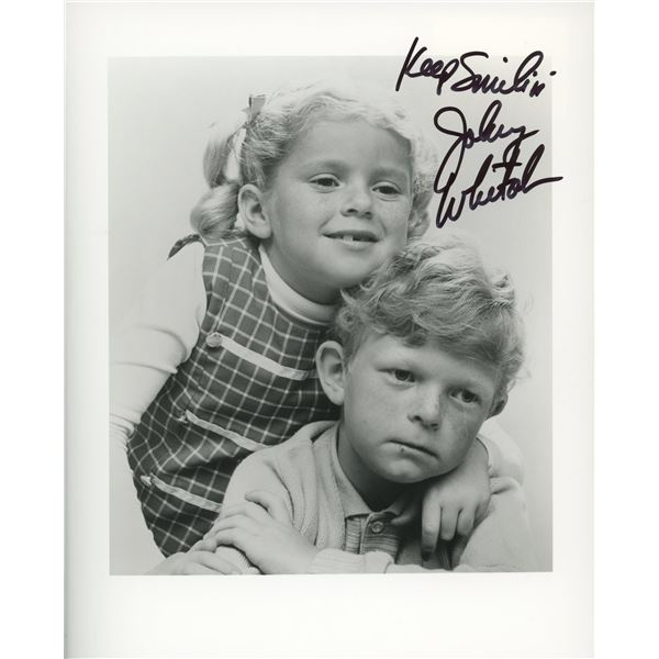 Family Affair Johnny Whitaker signed photo