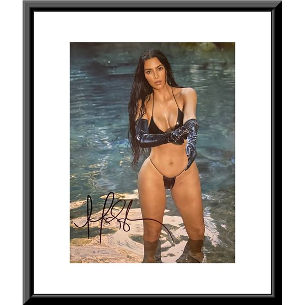 Kim Kardashian signed photo