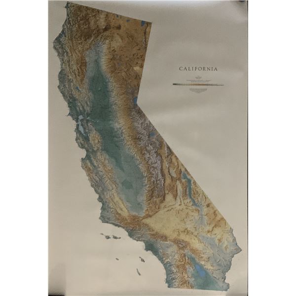 California state map.