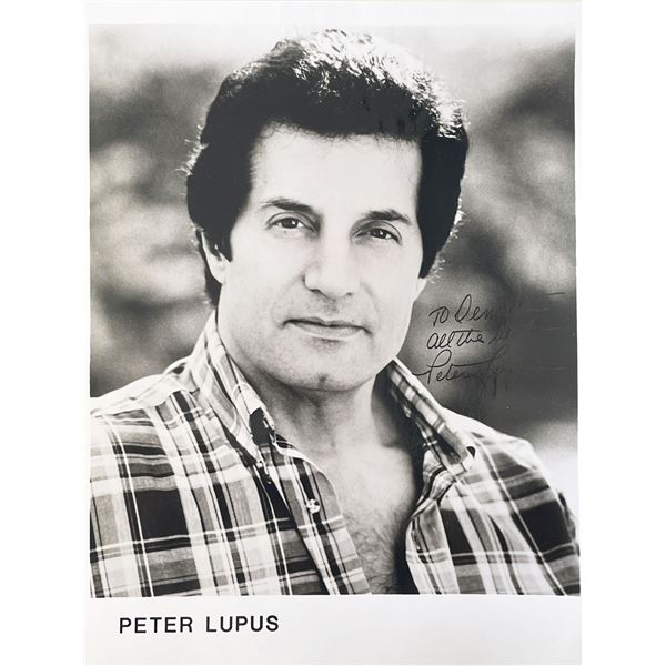 Mission Impossible actor Peter Lupus signed photo