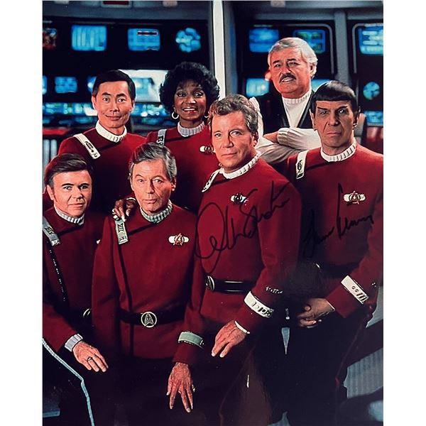 Star Trek cast signed photo