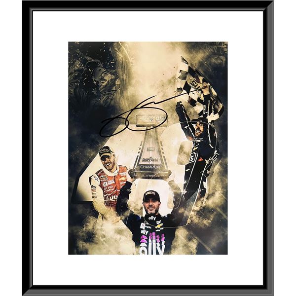 Racecar Driver Jimmie Johnson signed photo