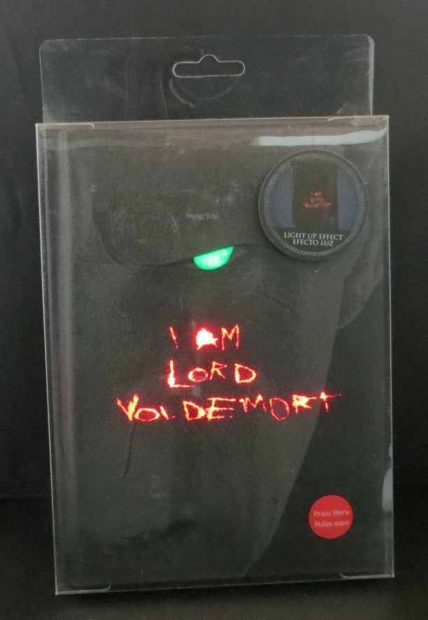 New Harry Potter Lord Voldemort Light Up Notebook