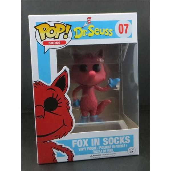 New Funko Pop Dr. Seuss Fox In Socks #07