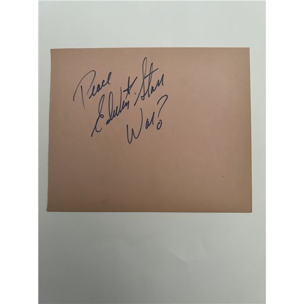 Edwin Starr original signature