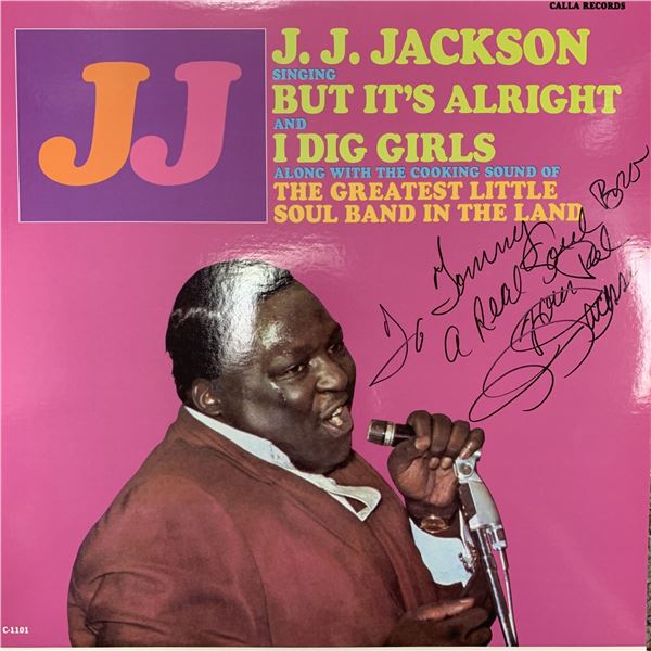 J.J. Jackson self titled signed album