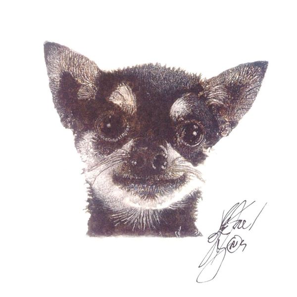 Artist John Krewal signed dog print