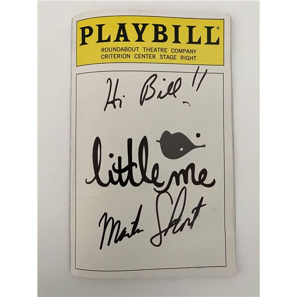 Martin Short signed Little Me Playbill