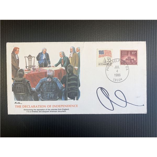 Alan Morton Dershowitz signed first day cover