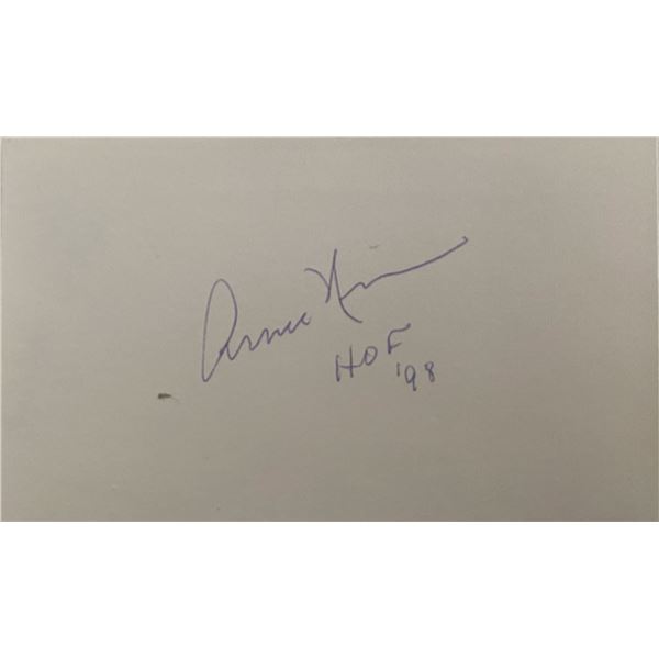 Basketball HOF Arnie Risen original signature