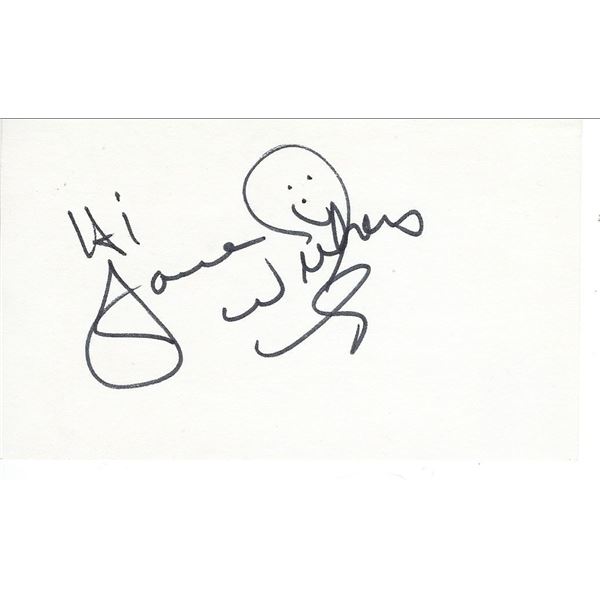 Jane Withers original signature