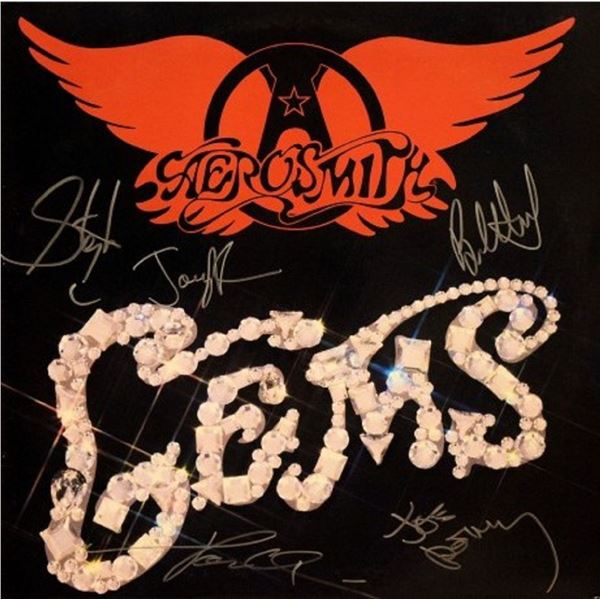 Aerosmith signed "Gems" album