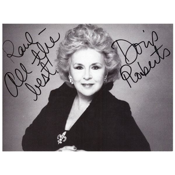 Doris Roberts signed photo