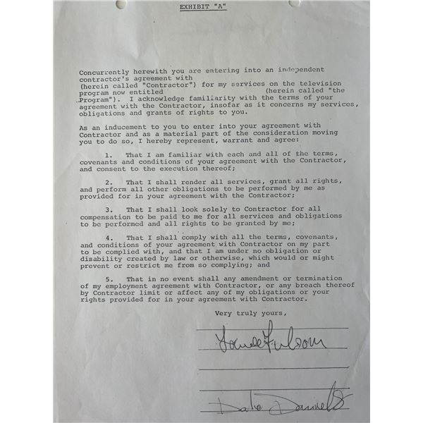 Lowell Fulson signed contract