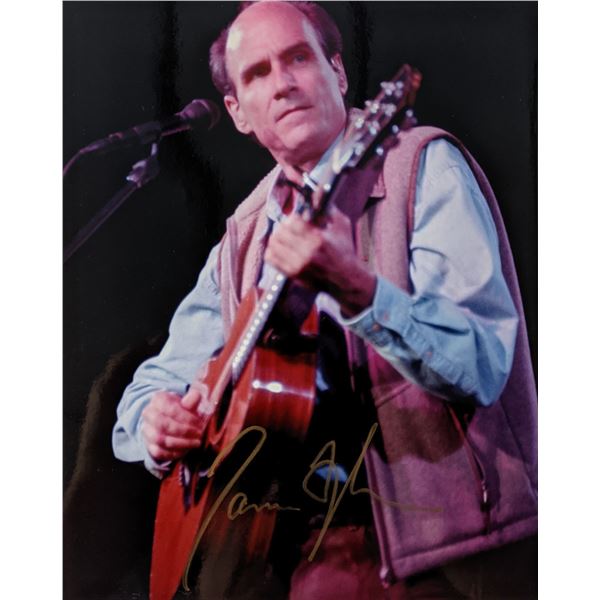James Taylor signed photo