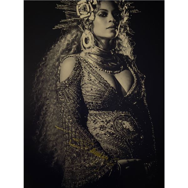 Beyoncé signed photo