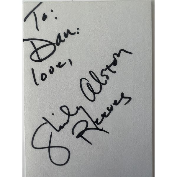 Shirley Alston Reeves original signature