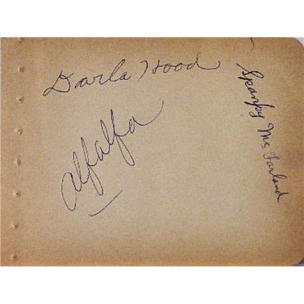 The Little Rascals signature slip