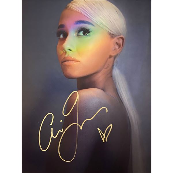 Ariana Grande signed photo