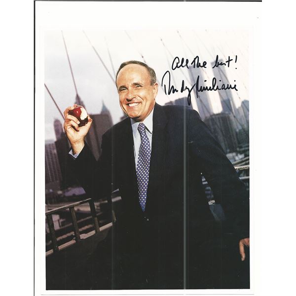 Trump Laywer Rudy Giuliani signed photo