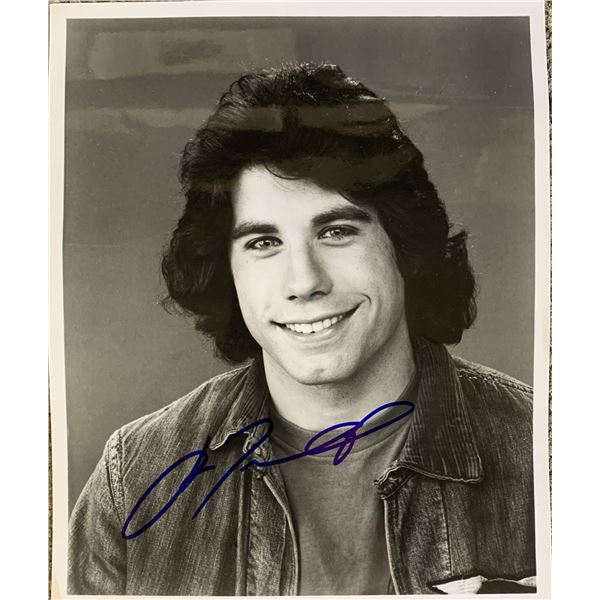 John Travolta Welcome Back Kotter signed photo