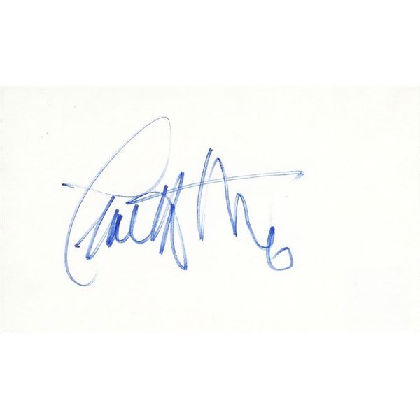 Charlton Heston original signature