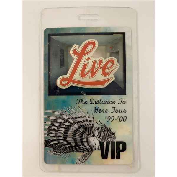 Live The Distance to Here Tour '99-'00 VIP Pass